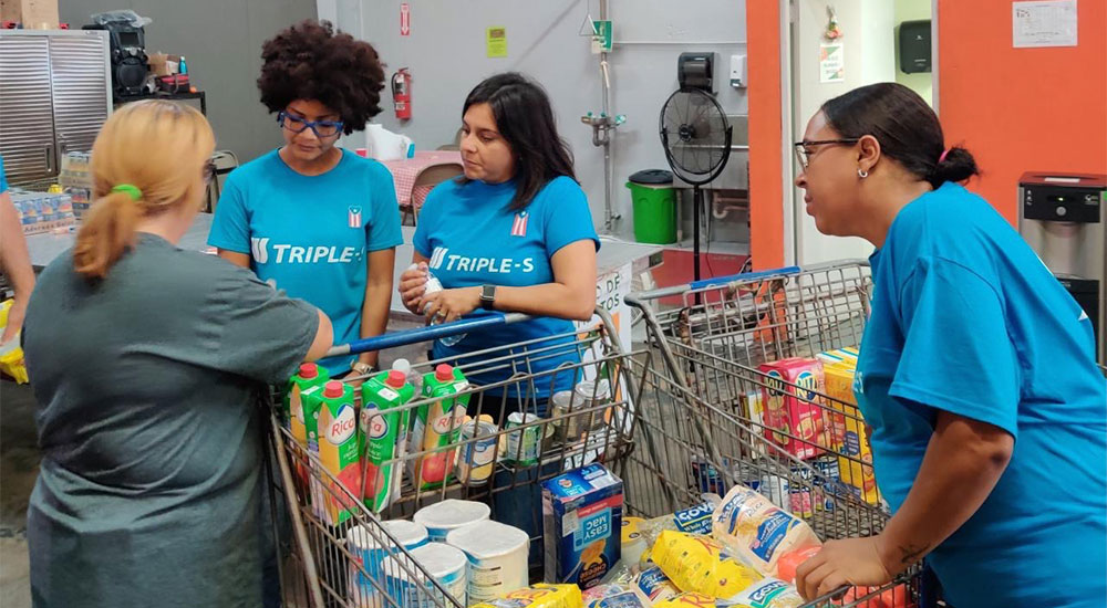 Voluntarios ayudan a mitigar la inseguridad alimentaria